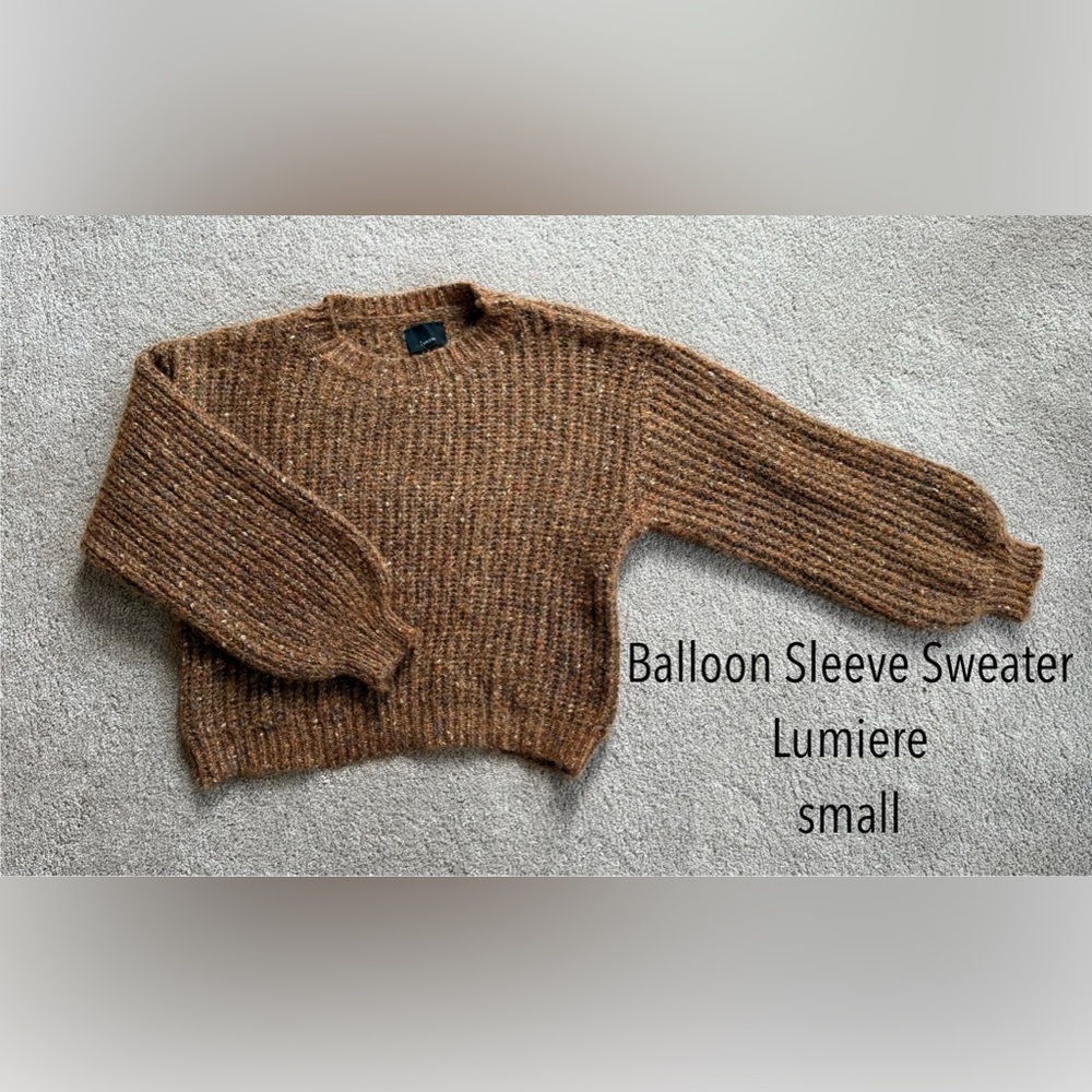 Lumiere Balloon Sleeve Sweater
